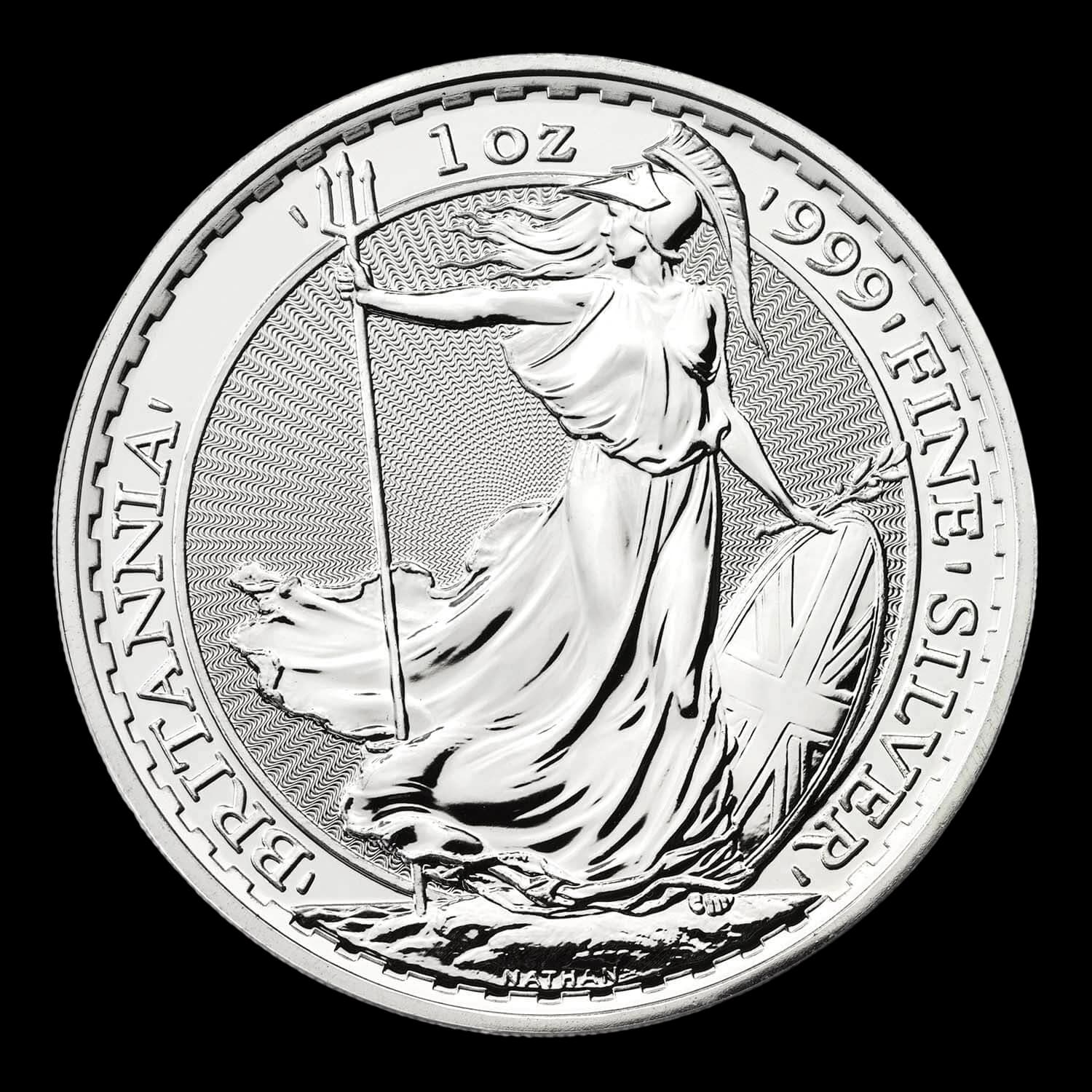 Silver Britannia coin