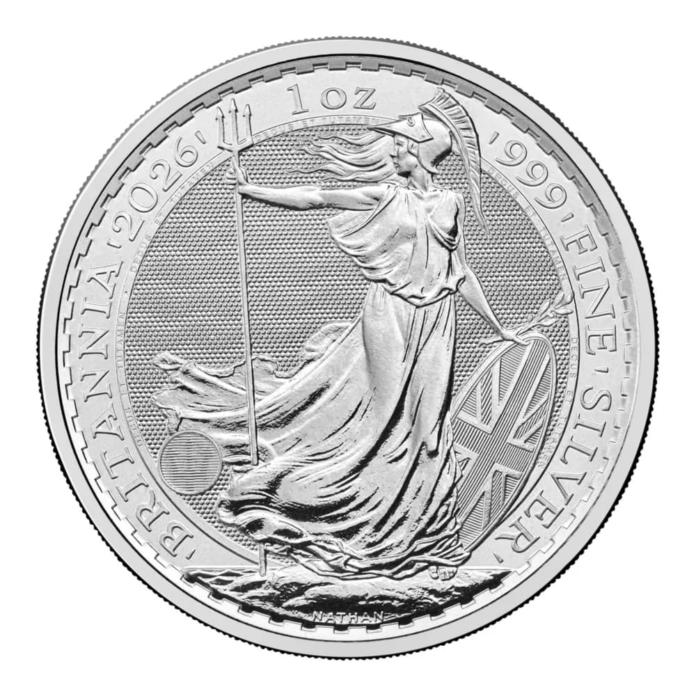 Silver Britannia coin